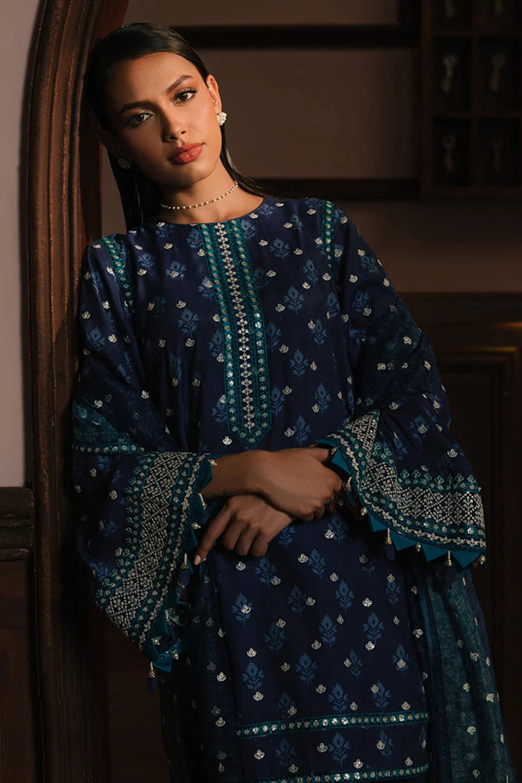 Picture of <!--gc-->Cross Stitch - Wedding Festive Unstitched Collection - Azure Elegance - Available at Raja Sahib