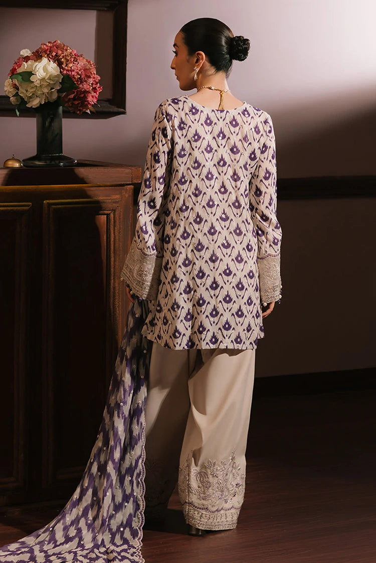 Picture of <!--gb-->Cross Stitch - Wedding Festive Unstitched Collection - Levender Luxe - Available at Raja Sahib