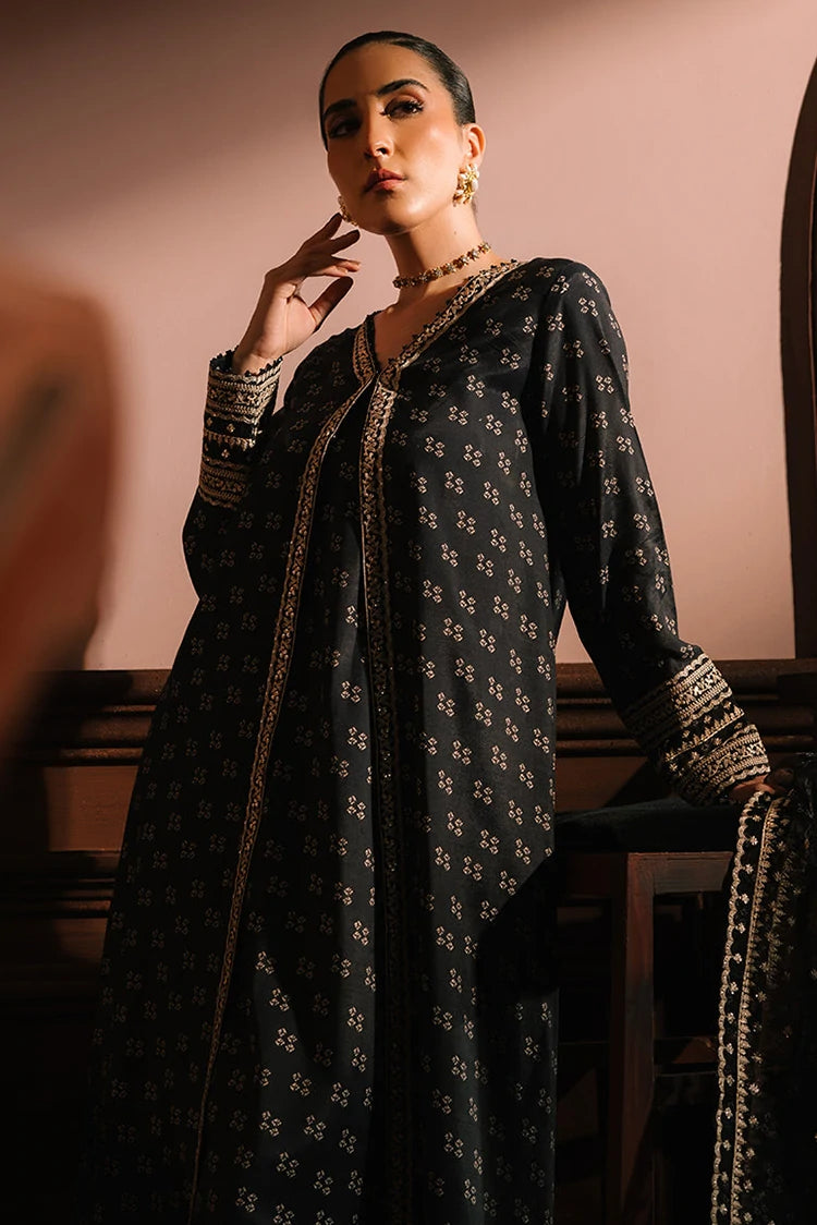 Picture of <!--fy-->Cross Stitch - Wedding Festive Unstitched Collection - Charcoal Reverie - Available at Raja Sahib