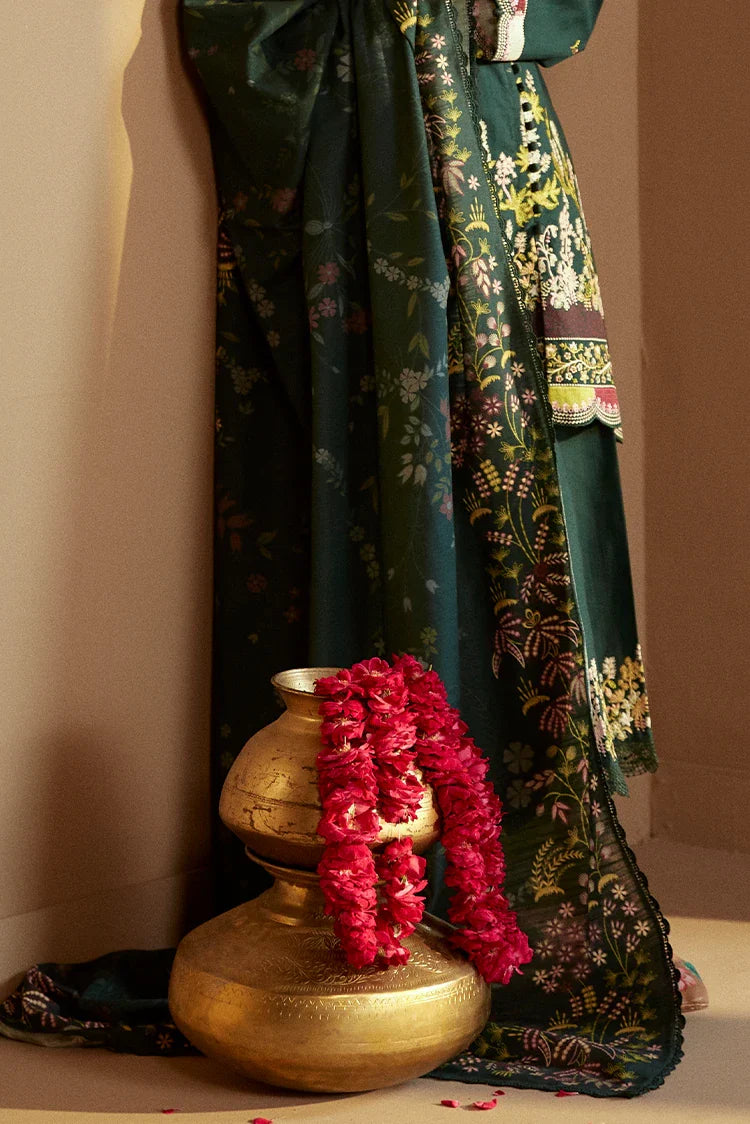 Picture of <!--fx-->Cross Stitch - Winter Unstitched Collection 2024 - Emerald Forest - Available at Raja Sahib