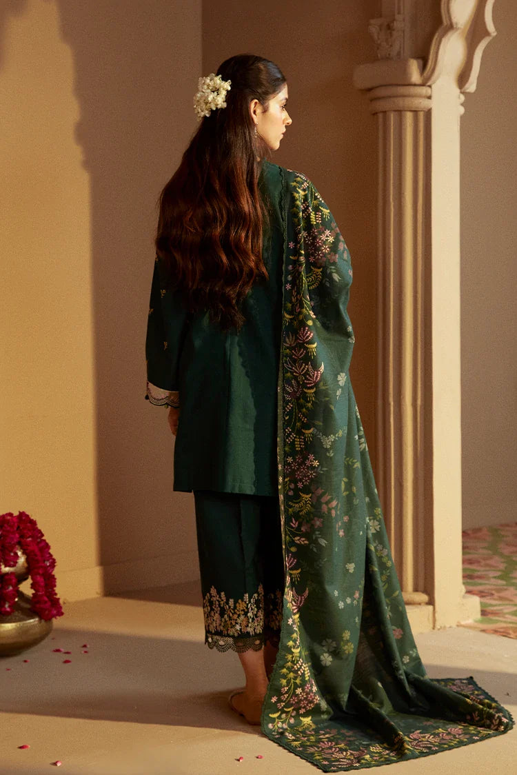 Picture of <!--fx-->Cross Stitch - Winter Unstitched Collection 2024 - Emerald Forest - Available at Raja Sahib