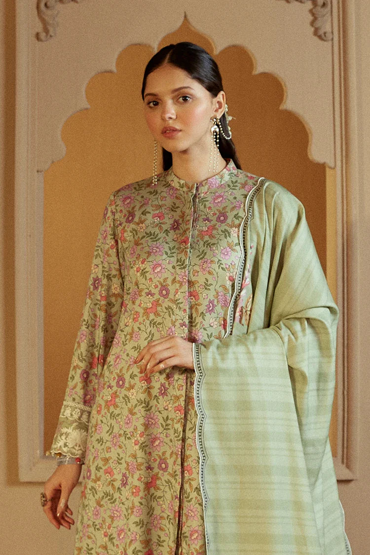 Picture of <!--fm-->Cross Stitch - Winter Unstitched Collection 2024 - Sage Bloom - Available at Raja Sahib