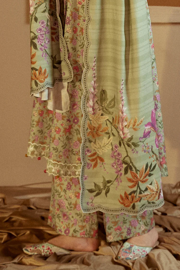 Picture of <!--fm-->Cross Stitch - Winter Unstitched Collection 2024 - Sage Bloom - Available at Raja Sahib