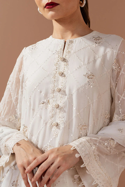 Picture of Cross Stitch - Antique White - 4 Piece - Available at Raja Sahib