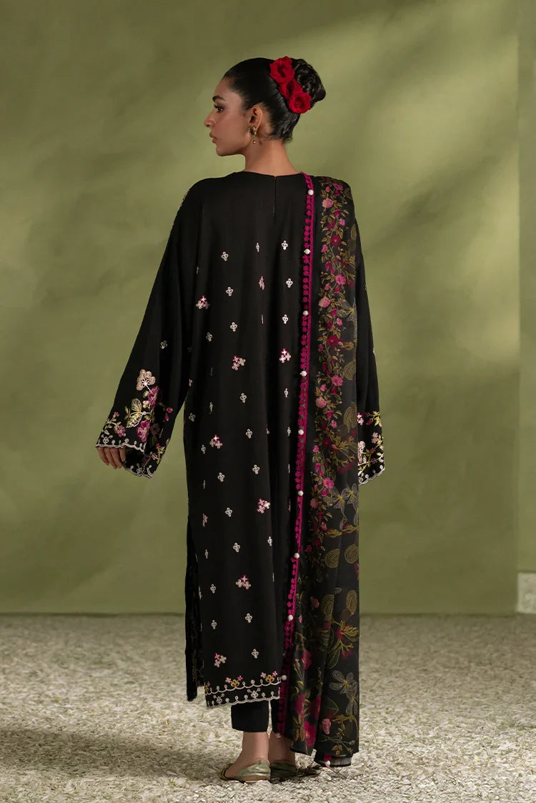 Picture of Cross Stitch - Marina Unstitched Premium Collection - Raven Charm - Available at Raja Sahib
