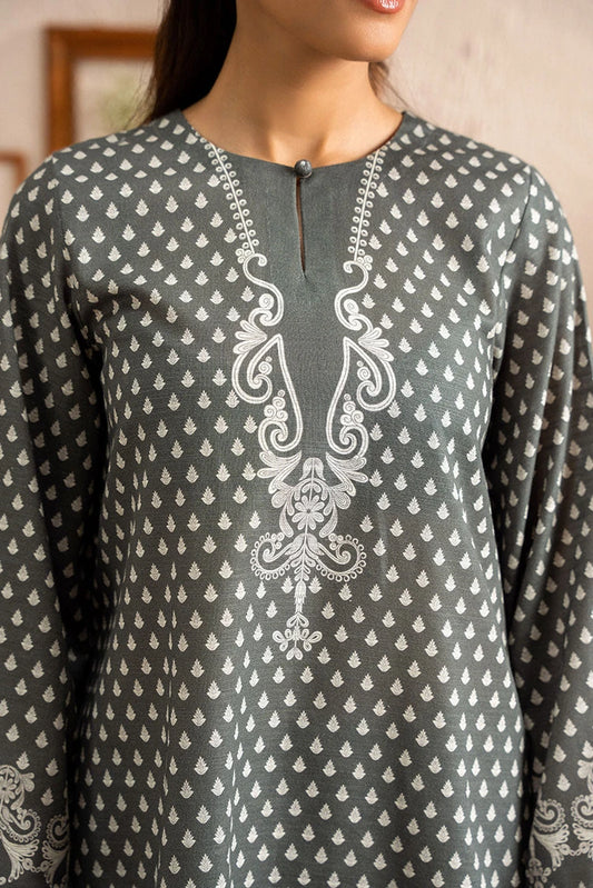 Picture of Cross Stitch - Grey Allure - 2 Piece - Available at Raja Sahib