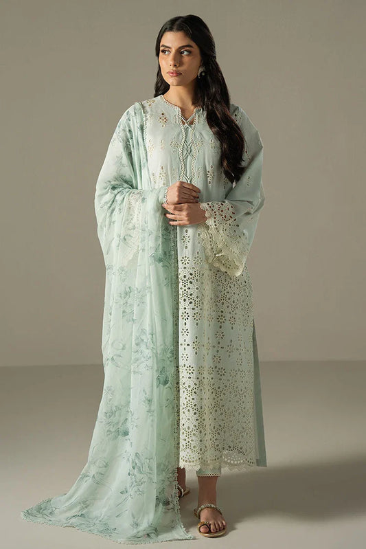 Picture of Cross Stitch - Chikankari Edit Vol 1 - Blue Aura - Available at Raja Sahib