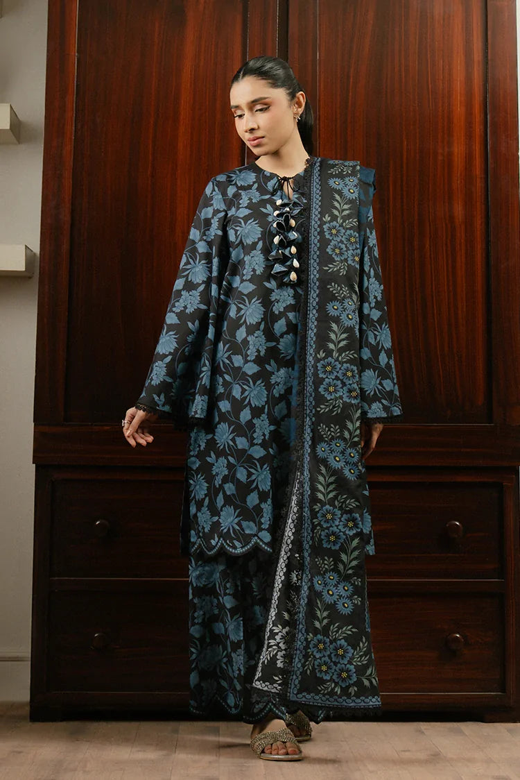 Picture of <!--ct-->Cross Stitch - Prints Daily Lawn Collection - Blue Wave - Available at Raja Sahib