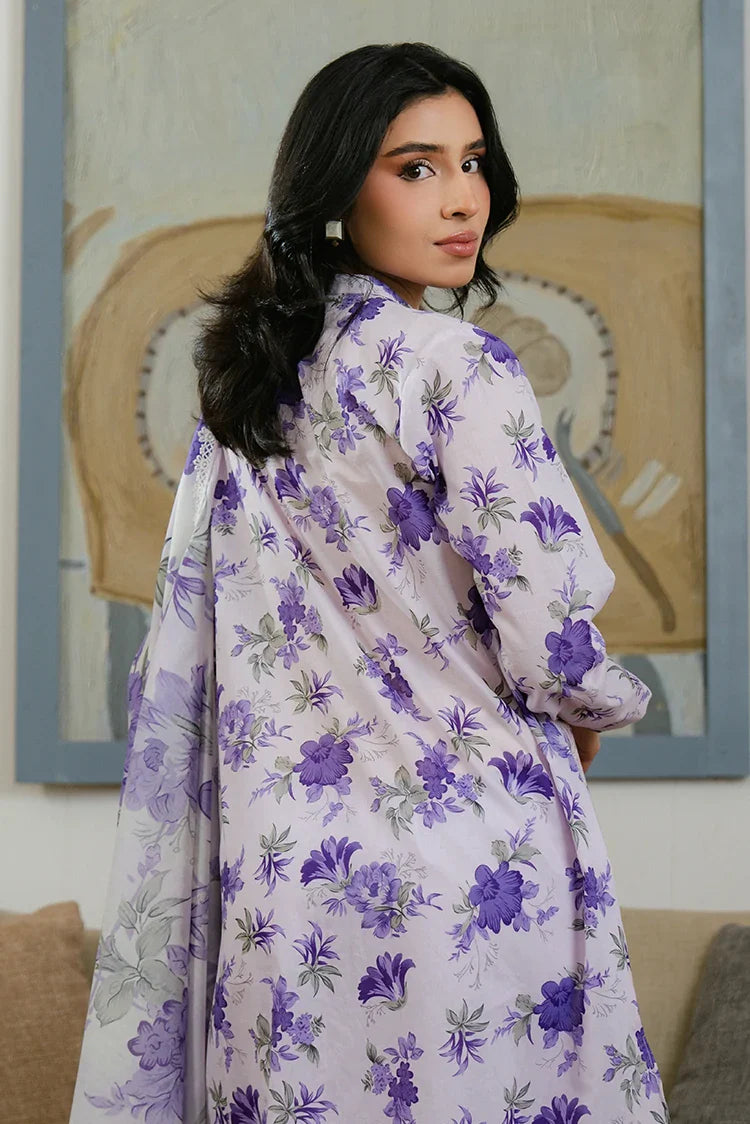 Picture of Cross Stitch - Prints Daily Lawn Collection - Floral Ardent - Available at Raja Sahib