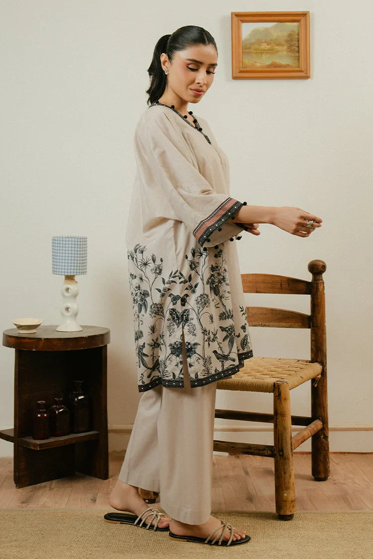 Picture of <!--cm-->Cross Stitch - Prints Daily Lawn Collection - Silver Cloud - Available at Raja Sahib