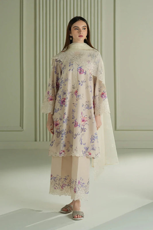 Picture of Cross Stitch - Mahiri Unstitched Embroidered Collection - Blooming Sand - Available at Raja Sahib