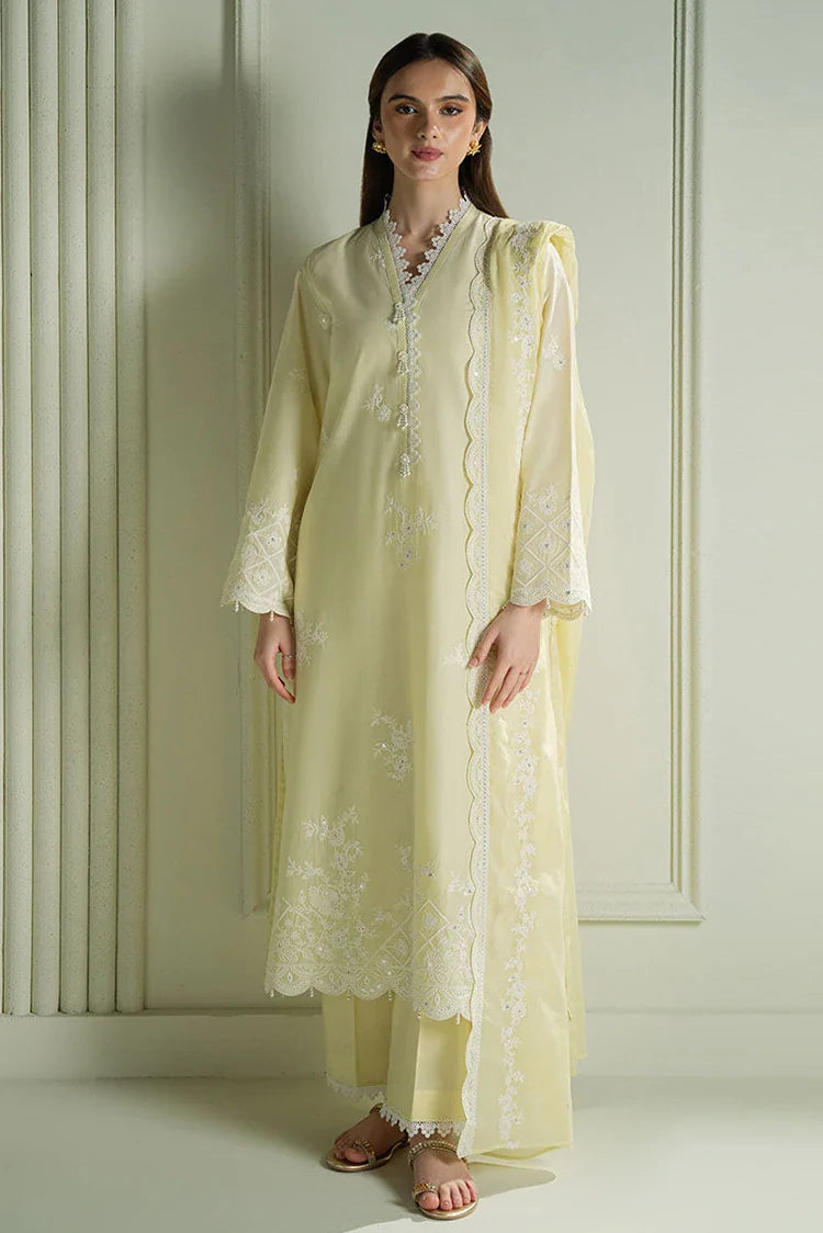 Picture of Cross Stitch - Mahiri Unstitched Embroidered Collection - Misty Haze - Available at Raja Sahib
