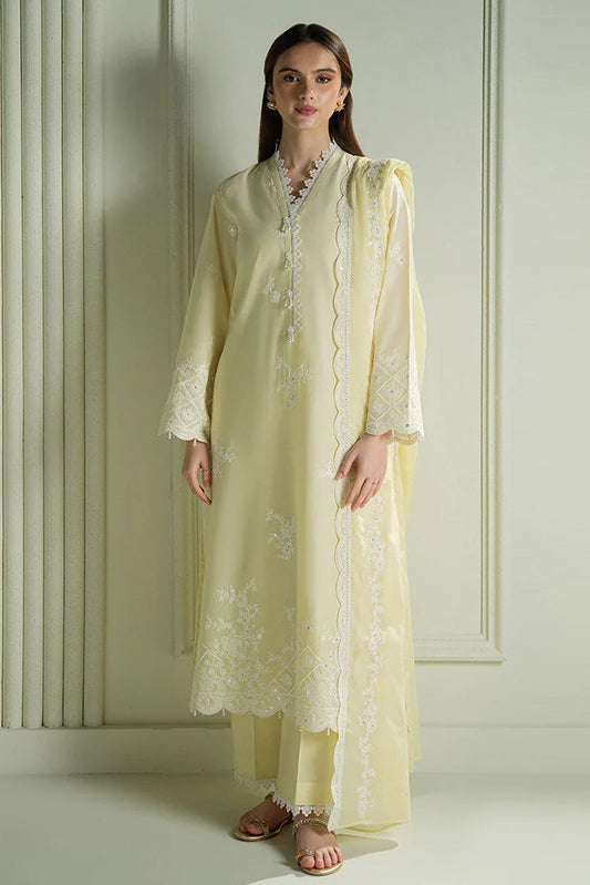 Picture of Cross Stitch - Mahiri Unstitched Embroidered Collection - Misty Haze - Available at Raja Sahib