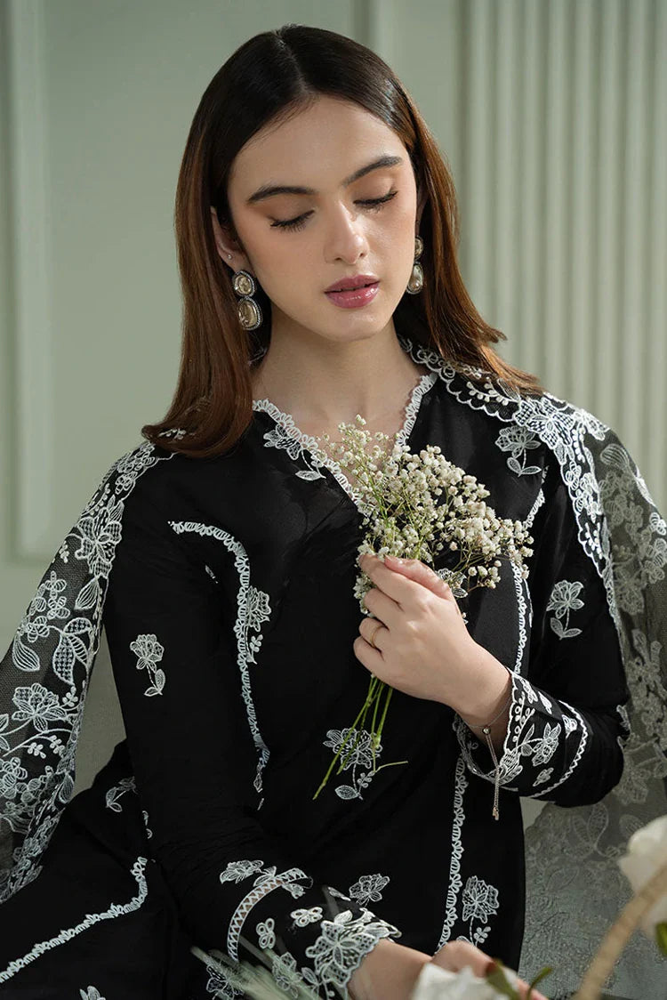 Picture of <!--ck-->Cross Stitch - Mahiri Unstitched Embroidered Collection - Raven Mesh - Available at Raja Sahib