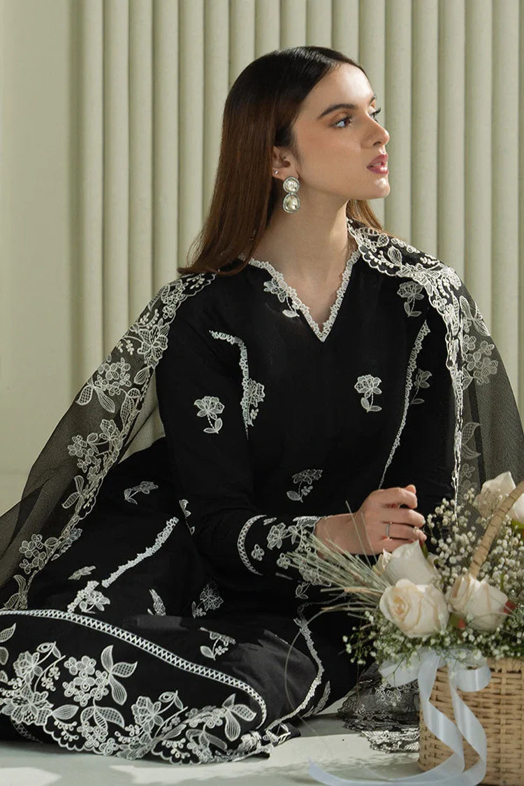 Picture of <!--ck-->Cross Stitch - Mahiri Unstitched Embroidered Collection - Raven Mesh - Available at Raja Sahib