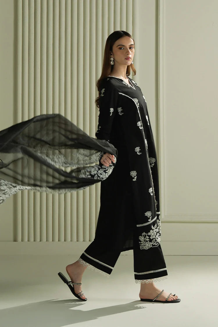 Picture of <!--ck-->Cross Stitch - Mahiri Unstitched Embroidered Collection - Raven Mesh - Available at Raja Sahib