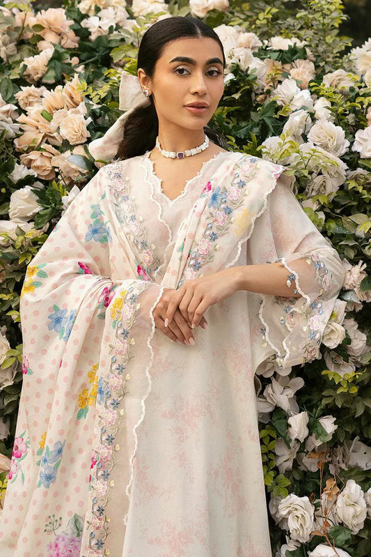 Picture of Cross Stitch - Unstitched Lawn Collection - Pastel Bloom - Available at Raja Sahib