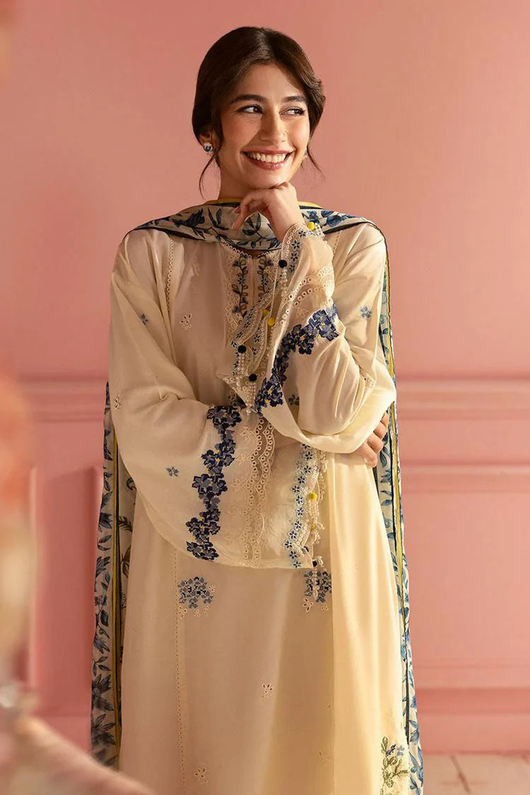 Picture of Cross Stitch - Unstitched Lawn Collection - Blue Allure - Available at Raja Sahib