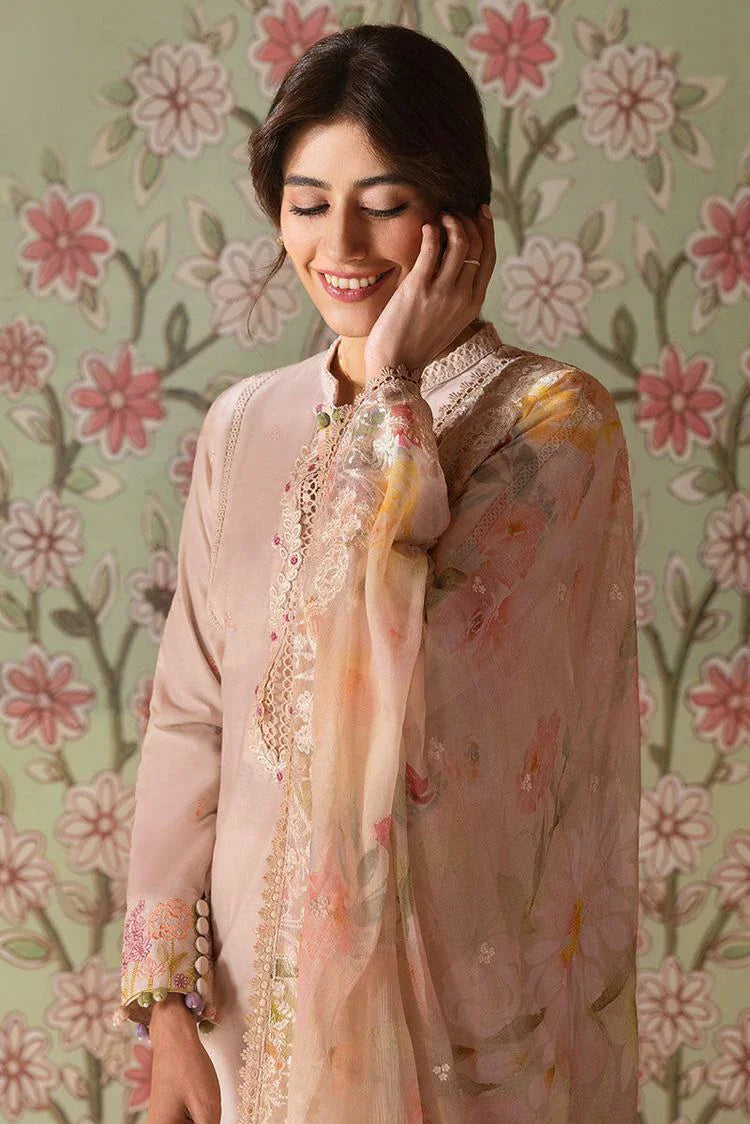 Picture of Cross Stitch - Unstitched Lawn Collection - Coral Carnation - Available at Raja Sahib