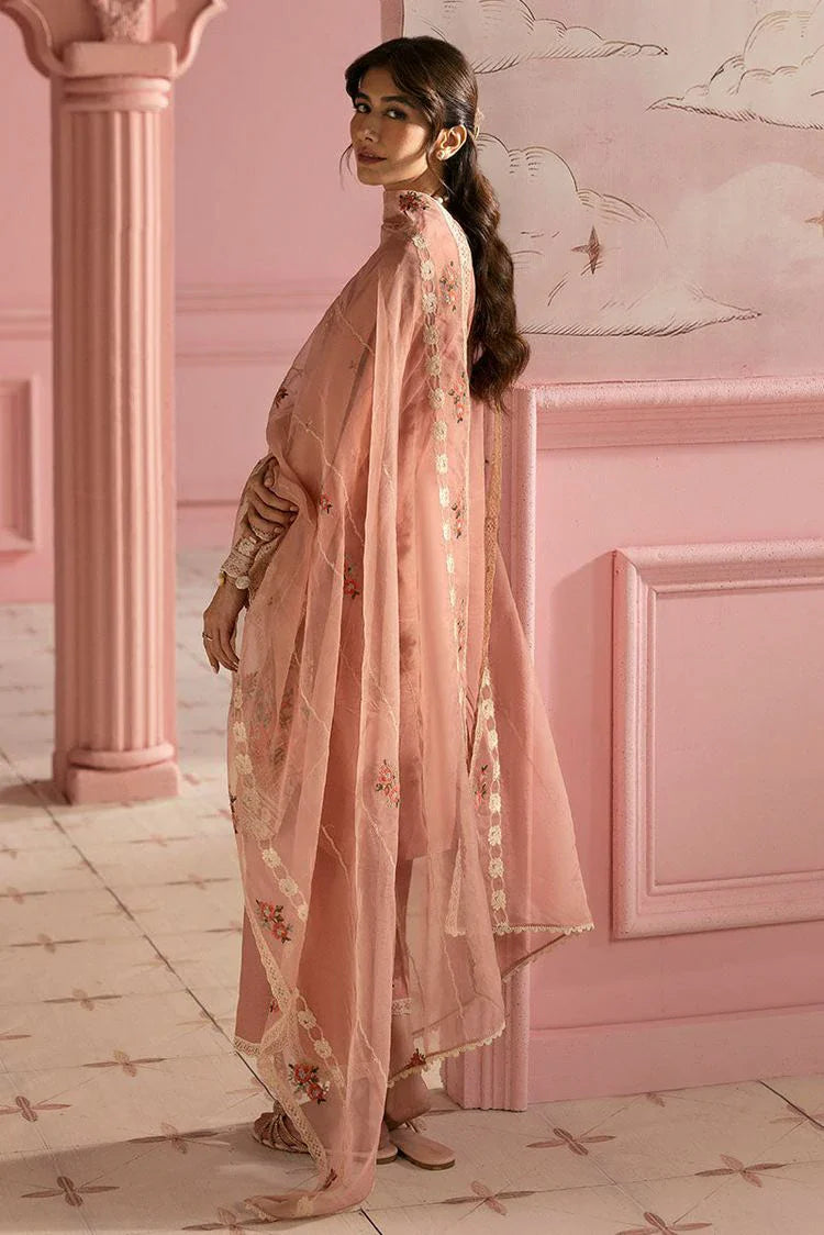 Picture of <!--cj-->Cross Stitch - Unstitched Lawn Collection - Rose Quartz - Available at Raja Sahib