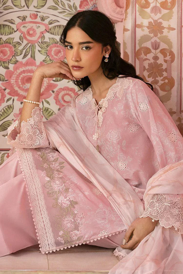 Picture of Cross Stitch - Unstitched Lawn Collection - Floral Tie - Available at Raja Sahib
