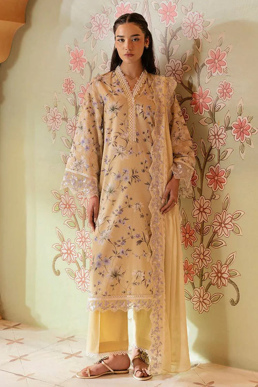 Picture of Cross Stitch - Unstitched Lawn Collection - Olive Muse - Available at Raja Sahib