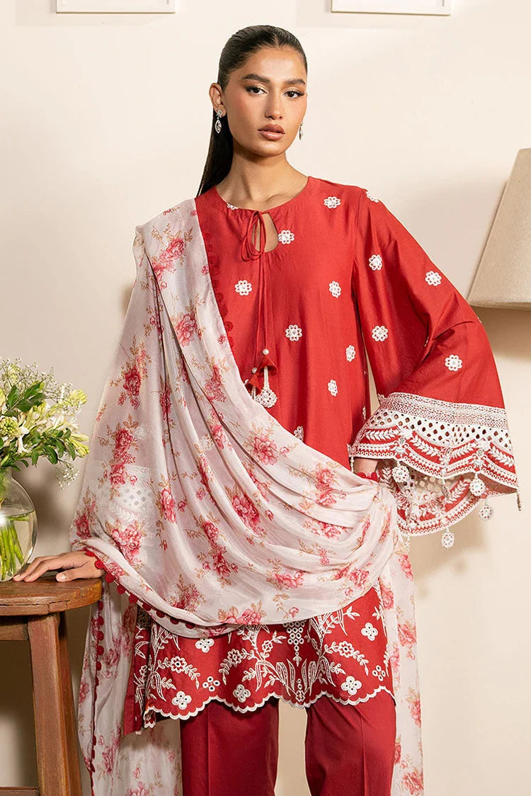 Picture of Cross Stitch - Mahiri Unstitched Embroidered Collection Vol 2 - Scarlet Garden - Available at Raja Sahib