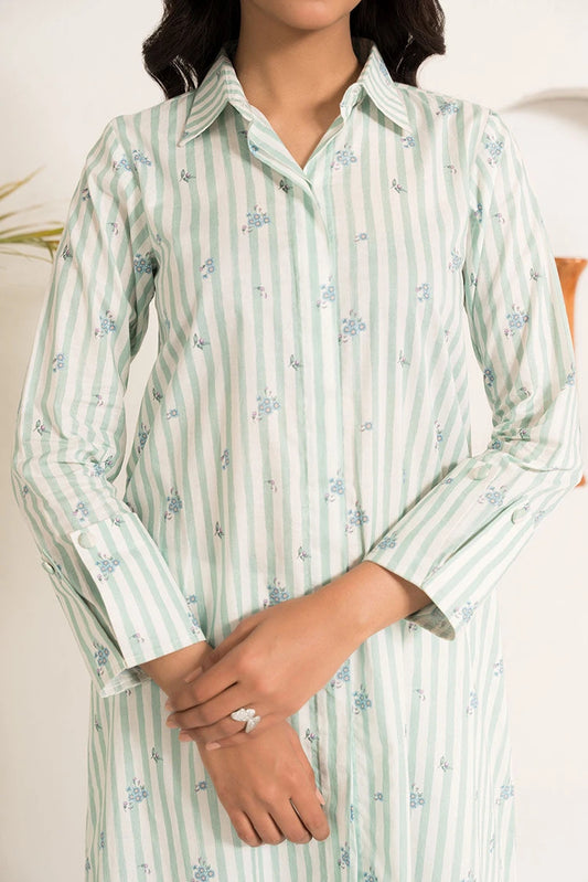 Picture of Cross Stitch - Aqua Tale - 2 Piece - Available at Raja Sahib