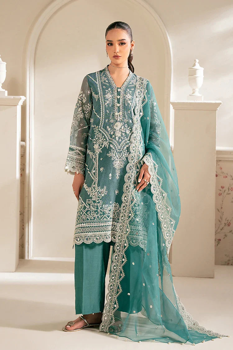 Picture of Cross Stitch - Luxe Atelier Unstitched Collection - North Sea - Available at Raja Sahib