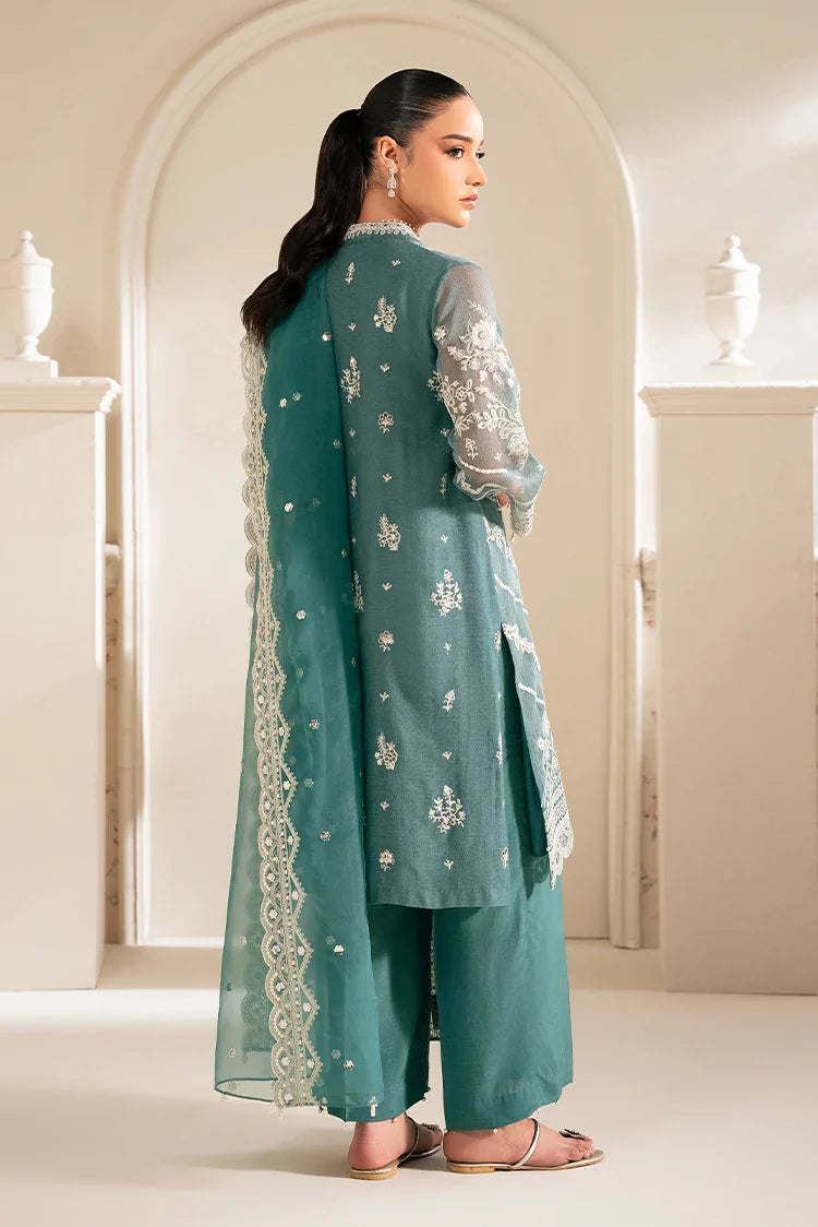 Picture of Cross Stitch - Luxe Atelier Unstitched Collection - North Sea - Available at Raja Sahib