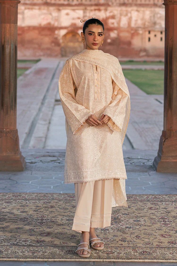Picture of Cross Stitch - Chikankari Edit Vol 2 - Ecru Breeze - Available at Raja Sahib