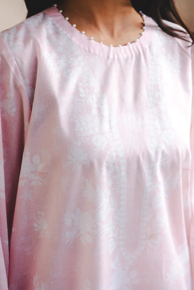 Picture of Cross Stitch - Prints Daily Lawn Collection Vol 2 - Rosy Bliss - Available at Raja Sahib
