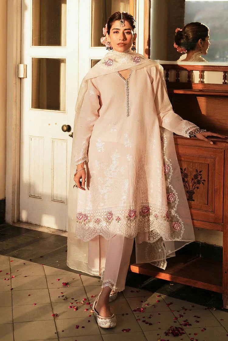 Picture of Cross Stitch - Unstitched Eid Lawn Collection - Pale Pink - Available at Raja Sahib