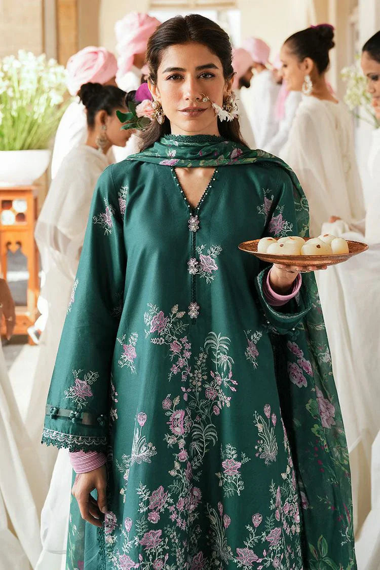 Picture of Cross Stitch - Unstitched Eid Lawn Collection - Laurel Green - Available at Raja Sahib