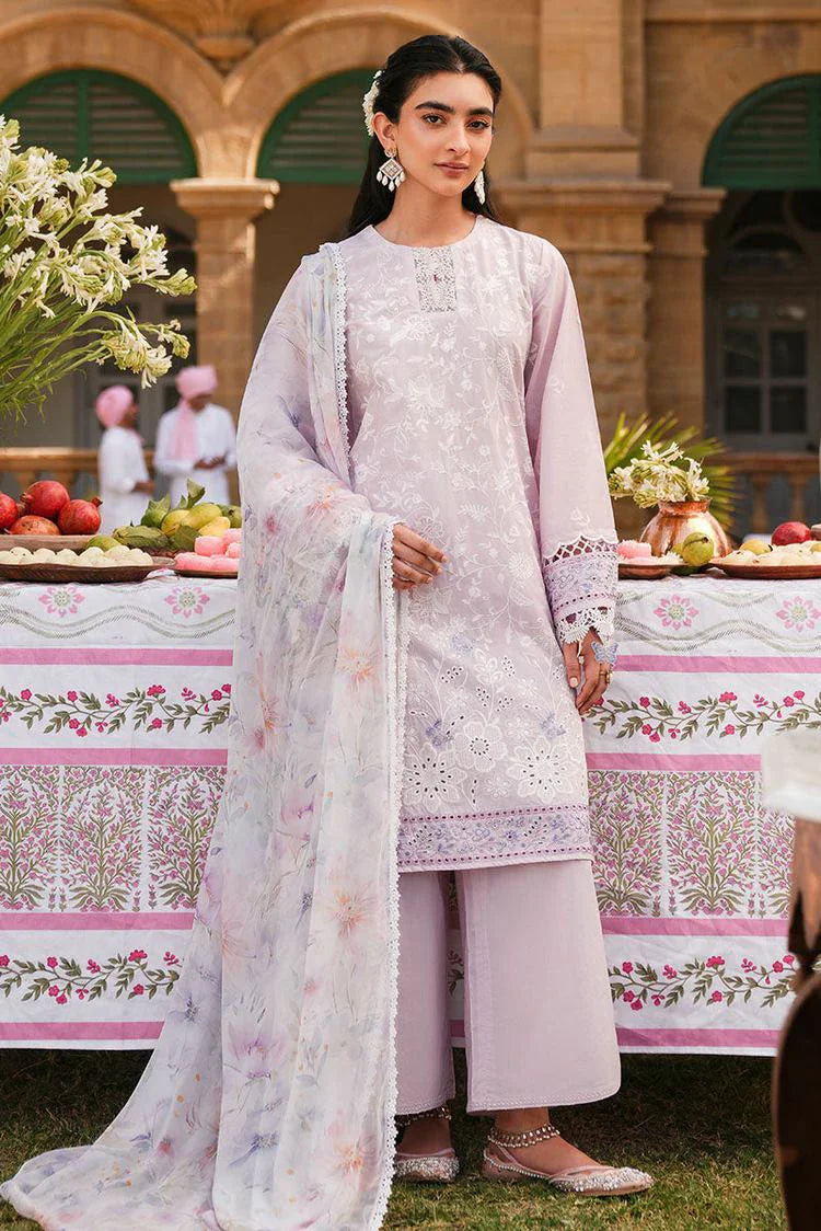 Picture of <!--by-->Cross Stitch - Unstitched Eid Lawn Collection - Dusky Lavender - Available at Raja Sahib