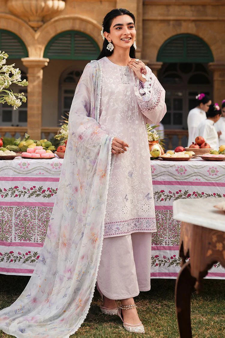 Picture of <!--by-->Cross Stitch - Unstitched Eid Lawn Collection - Dusky Lavender - Available at Raja Sahib