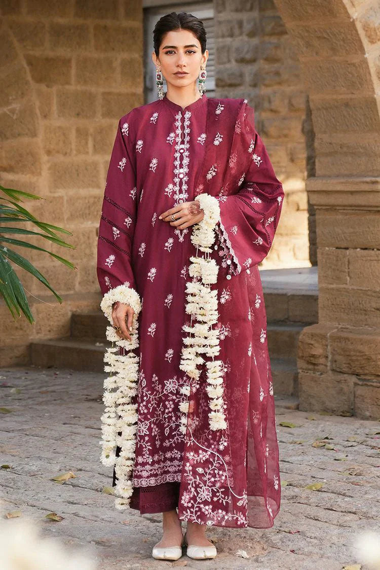 Picture of <!--bx-->Cross Stitch - Unstitched Eid Lawn Collection - Ruby Rouge - Available at Raja Sahib