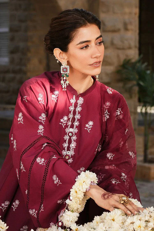 Picture of <!--bx-->Cross Stitch - Unstitched Eid Lawn Collection - Ruby Rouge - Available at Raja Sahib