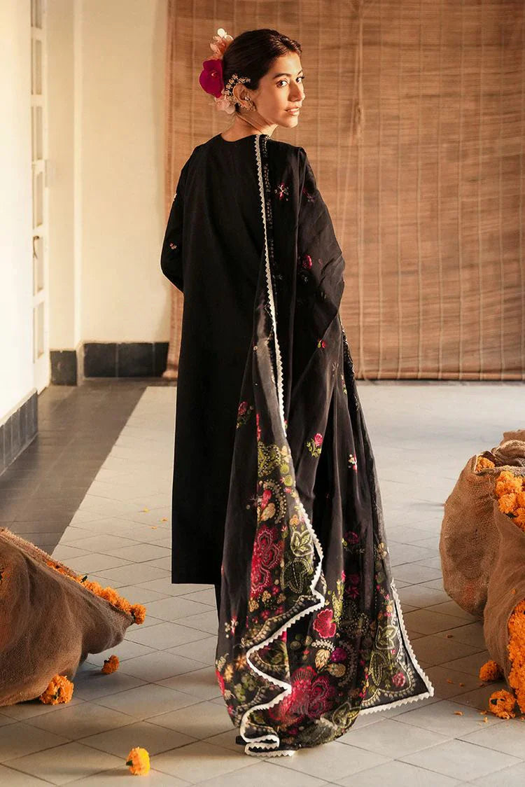 Picture of Cross Stitch - Unstitched Eid Lawn Collection - Vintage Rose - Available at Raja Sahib