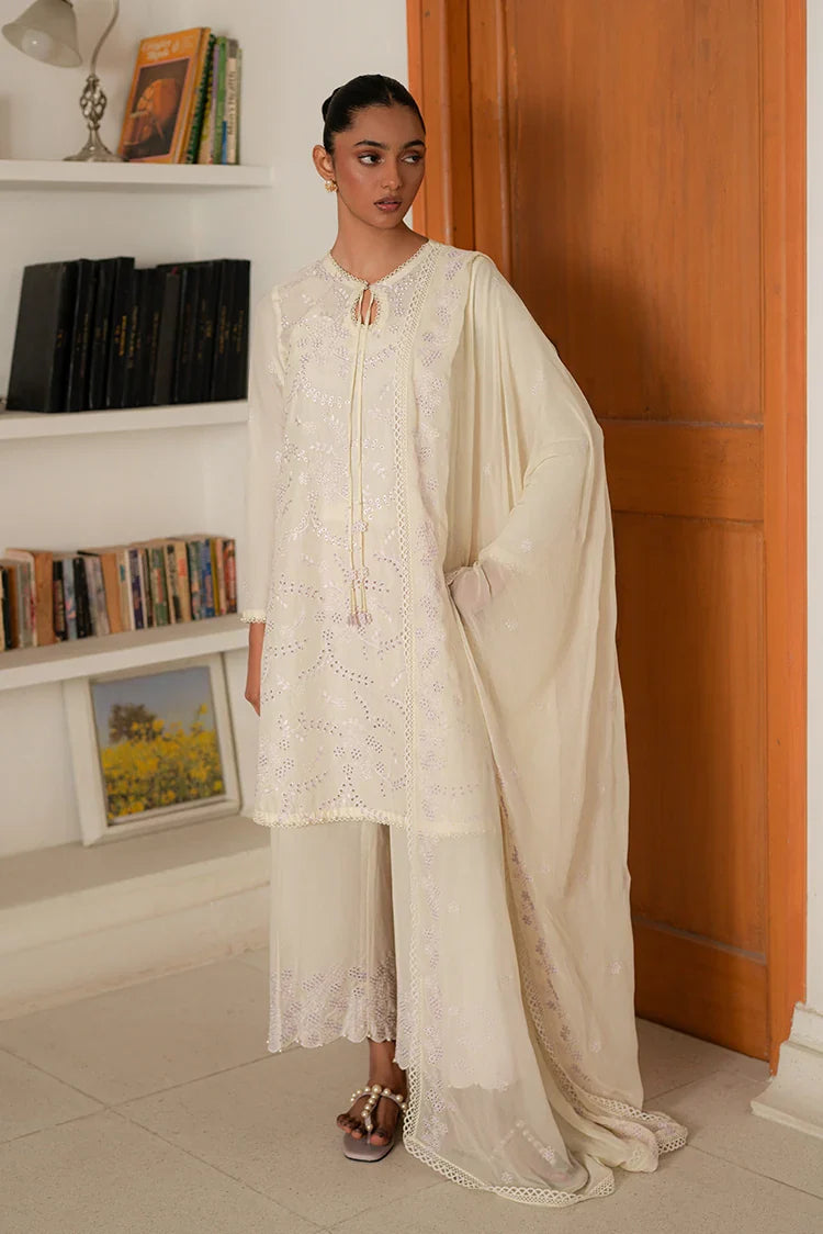 Picture of Cross Stitch - Mahiri Unstitched Embroidered Collection Vol 3 - Lavender Whisper - Available at Raja Sahib