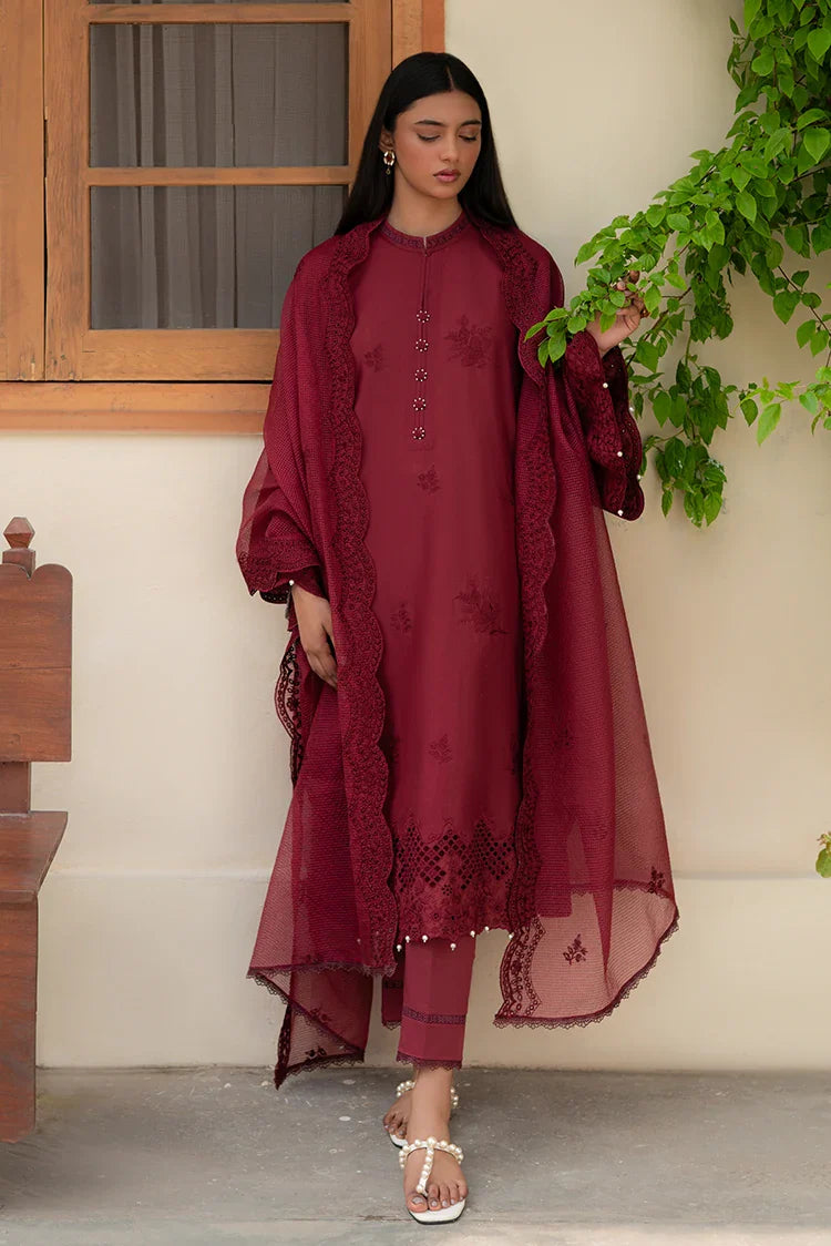 Picture of Cross Stitch - Mahiri Unstitched Embroidered Collection Vol 3 - Ruby Glint - Available at Raja Sahib