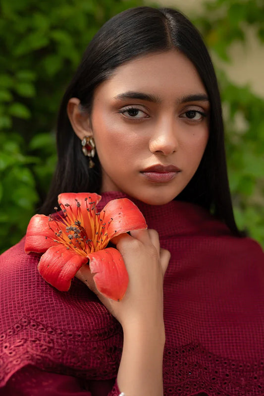 Picture of Cross Stitch - Mahiri Unstitched Embroidered Collection Vol 3 - Ruby Glint - Available at Raja Sahib