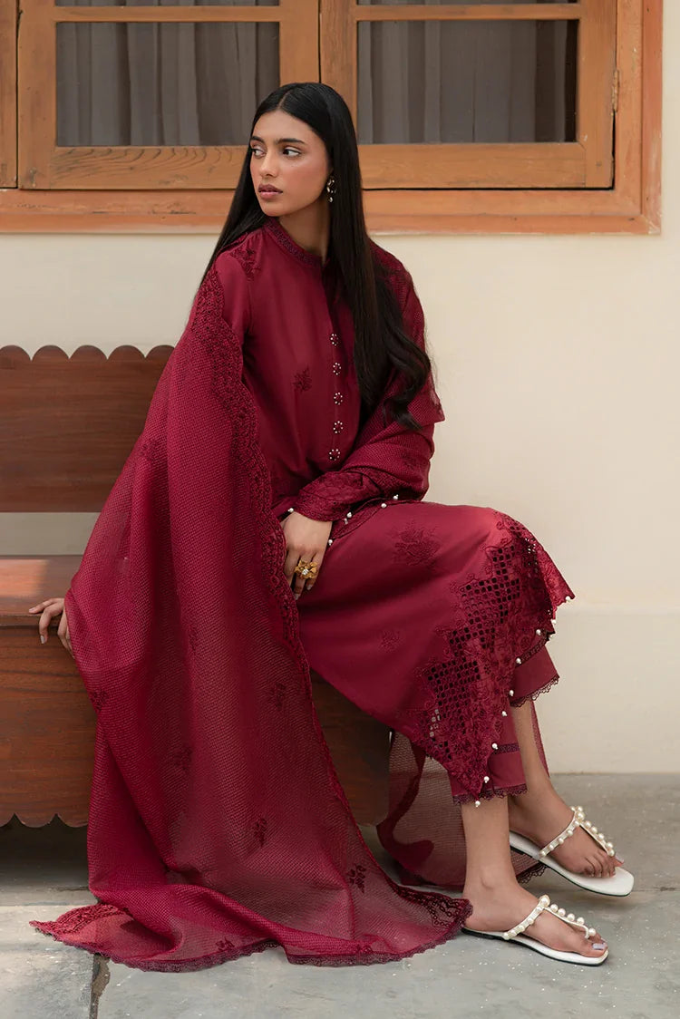 Picture of Cross Stitch - Mahiri Unstitched Embroidered Collection Vol 3 - Ruby Glint - Available at Raja Sahib