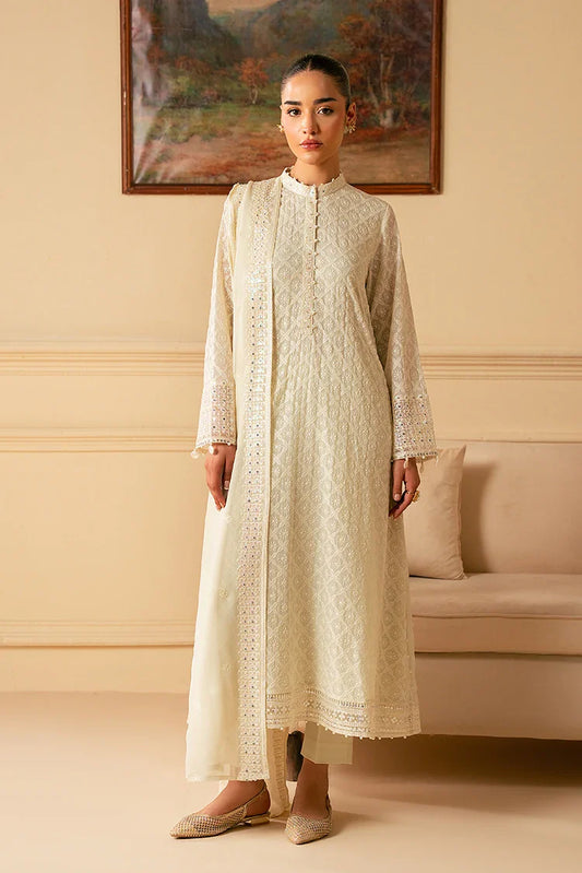 Picture of Cross Stitch - Luxe Atelier Unstitched Luxury Collection - Soft Breeze - Available at Raja Sahib