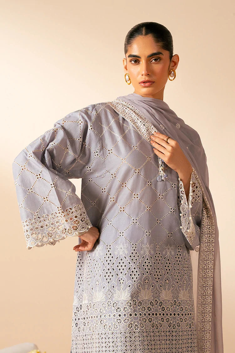 Picture of <!--bd-->Cross Stitch - Chikankari Edit Vol 3 - Lavender Aura - Available at Raja Sahib