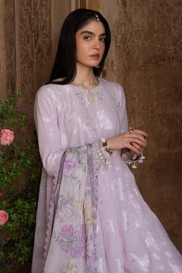 Picture of Cross Stitch - Unstitched Eid Lawn - Lavender Bliss - Available at Raja Sahib