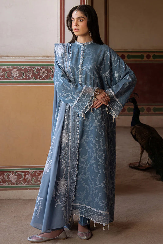 Picture of <!--ay-->Cross Stitch - Unstitched Eid Lawn - Silver Mist - Available at Raja Sahib