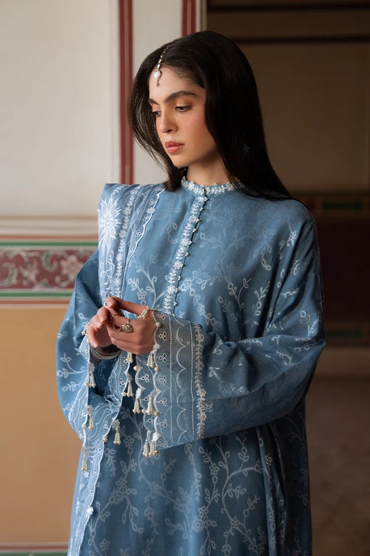 Picture of <!--ay-->Cross Stitch - Unstitched Eid Lawn - Silver Mist - Available at Raja Sahib