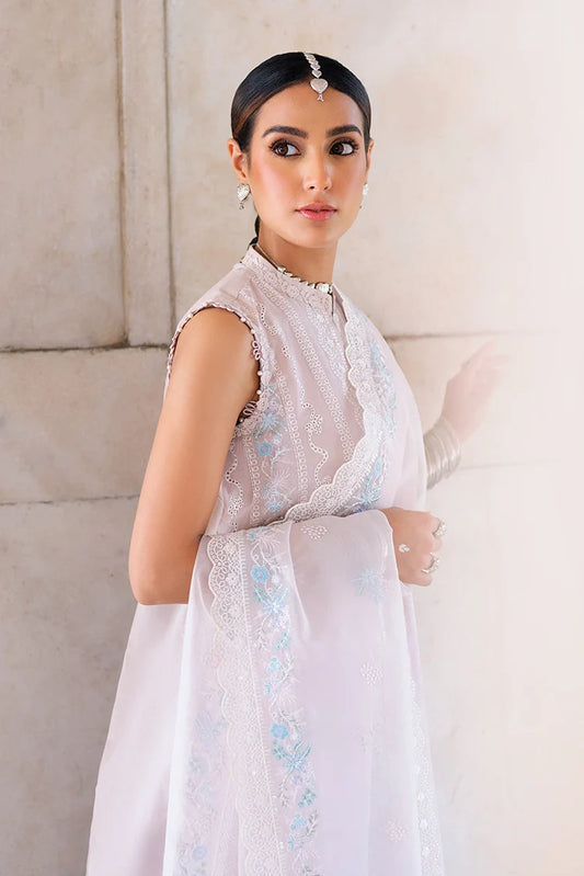 Picture of Cross Stitch - Unstitched Eid Lawn - Hushed Mauve - Available at Raja Sahib