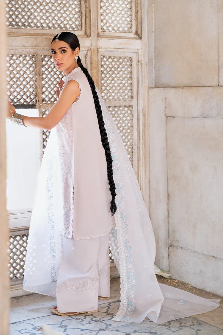 Picture of Cross Stitch - Unstitched Eid Lawn - Hushed Mauve - Available at Raja Sahib